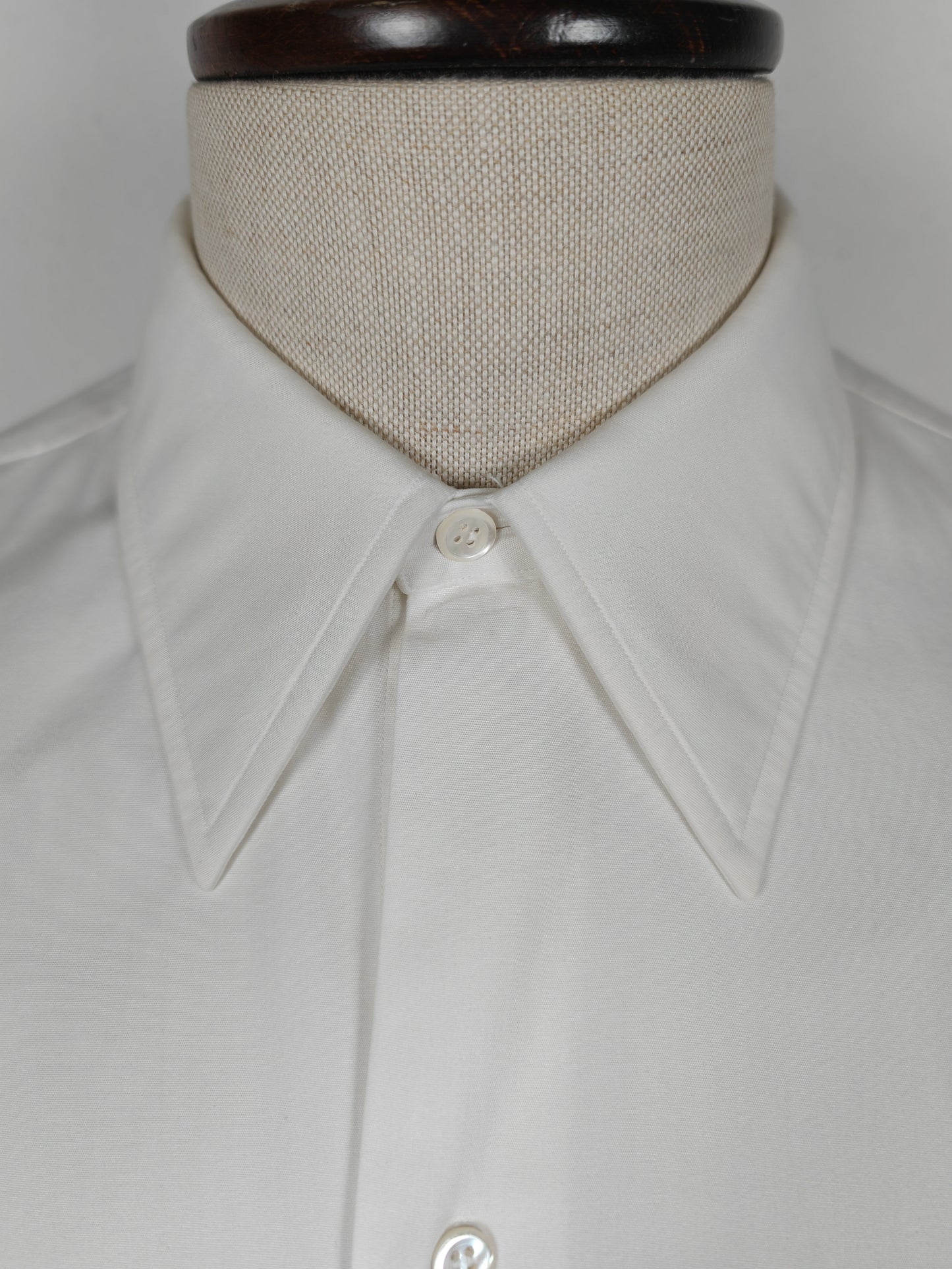 Camicia da smoking anni '70 con collo italiano - tg. M collo 40
