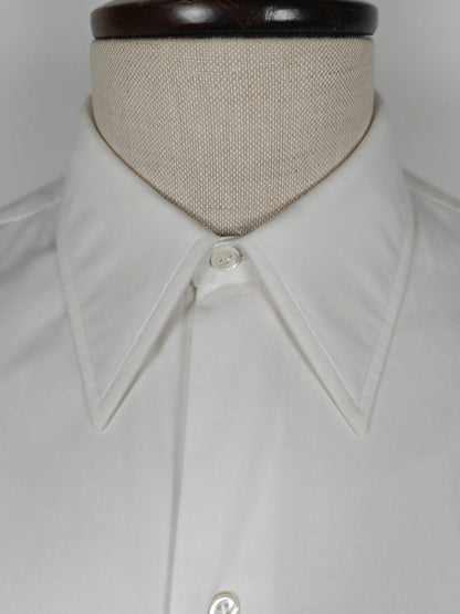 Camicia da smoking anni '70 con collo italiano - tg. M collo 40