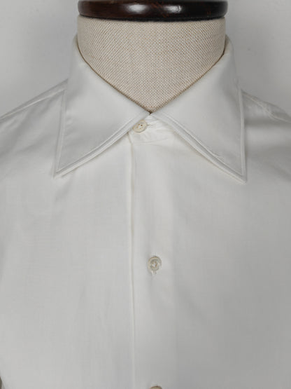 Camicia sartoriale da smoking con collo mezzo francese - tg. M collo 40