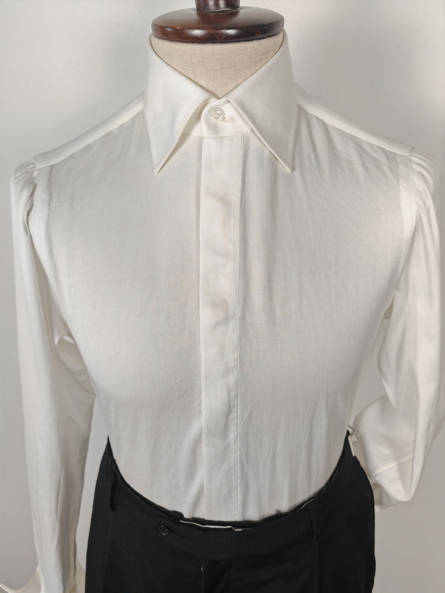 Camicia Finamore Napoli con polsino francese - tg. S collo 38