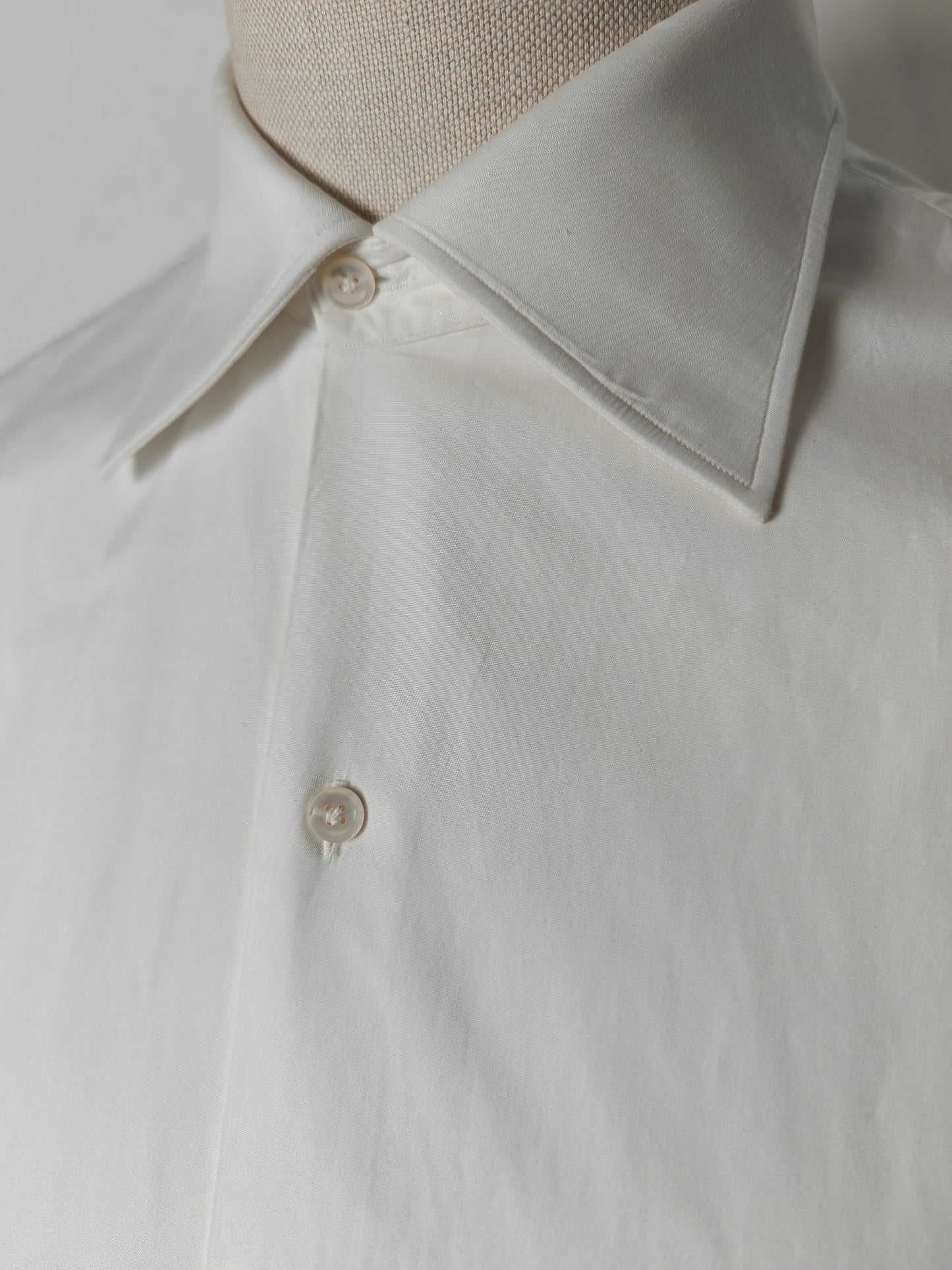 Camicia sartoriale da smoking con collo mezzo francese - tg. M collo 40