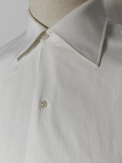 Camicia sartoriale da smoking con collo mezzo francese - tg. M collo 40