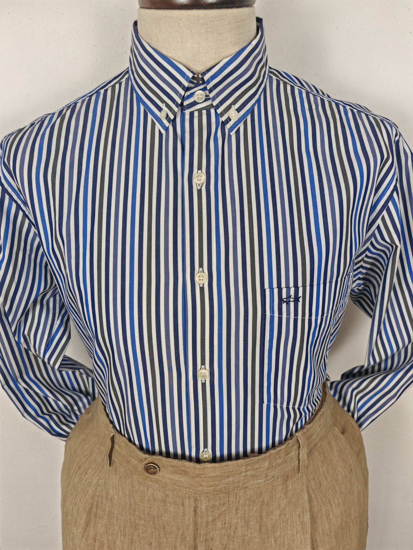 Camicia Paul & Shark a righe blu - collo 42 (L)