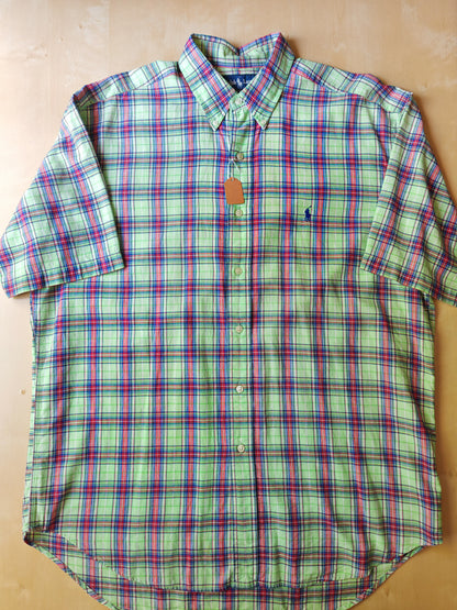 Camicia Ralph Lauren Blake tartan maniche corte - L/XL