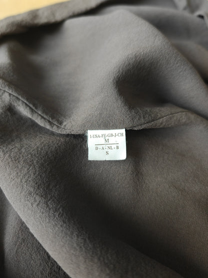 Blusa Brunello Cucinelli in seta con maniche in cashmere - S/M