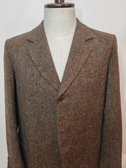 Giacca sartoriale in Irish donegal tweed - tg. 46/46 corta