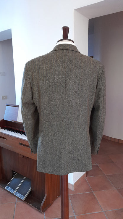 Giacca Zanolini tweed verde 52