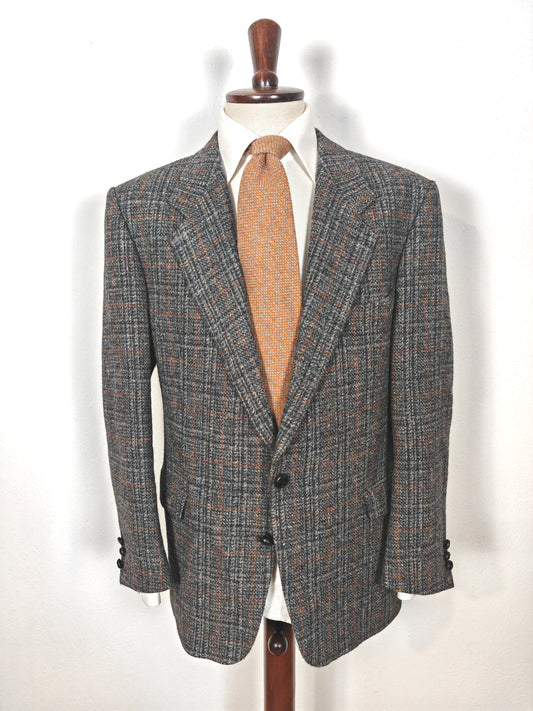 Giacca in Harris Tweed anni '80 - tg. 54 con drop basso