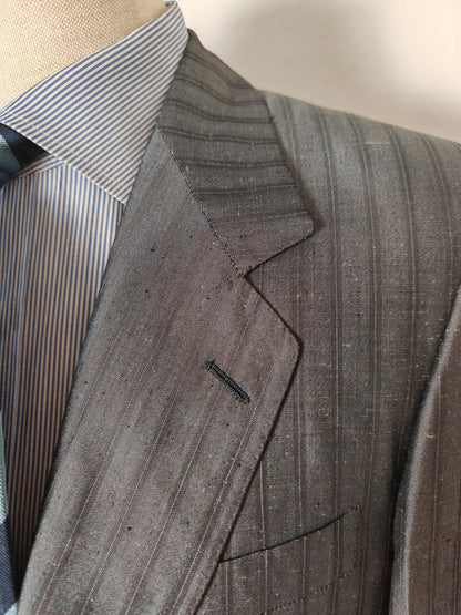 Giacca Pierre Cardin anni '80 in seta shantung - tg. 48