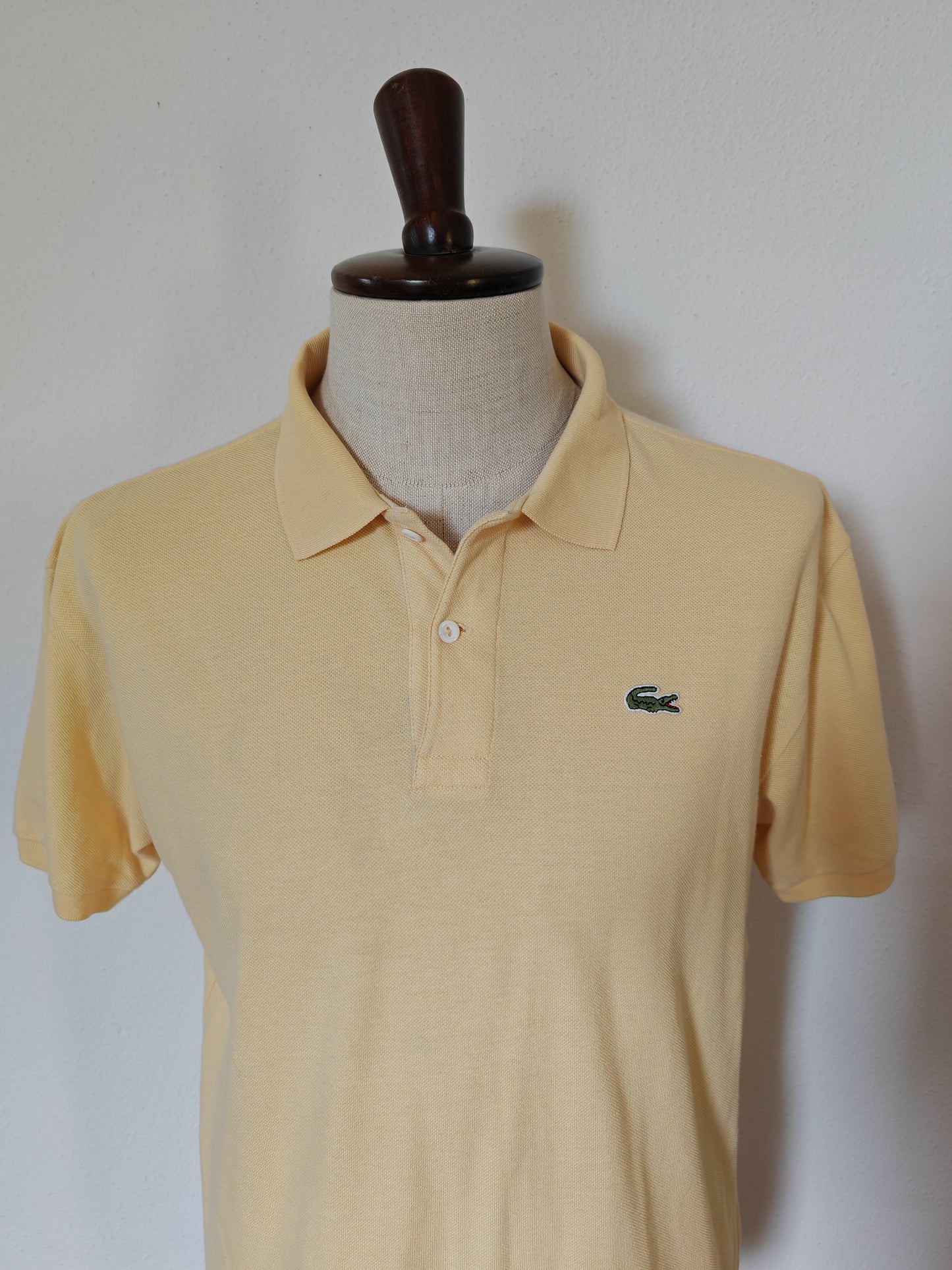 Polo Lacoste giallo pastello 4 (M)