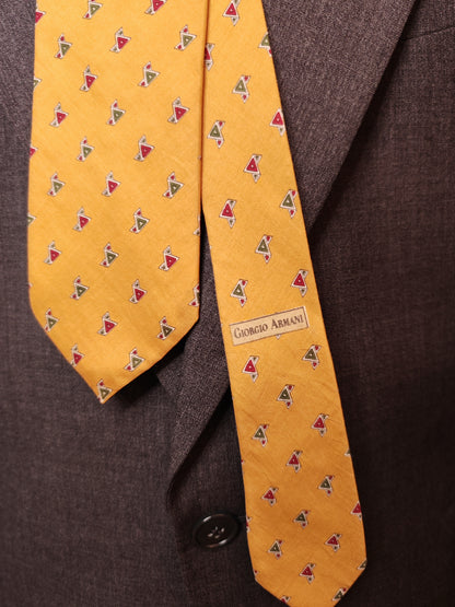 Giorgio Armani vintage cotton tie 