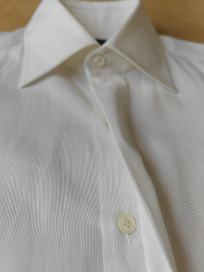 Camicia Finamore Napoli con polsino francese - tg. S collo 38