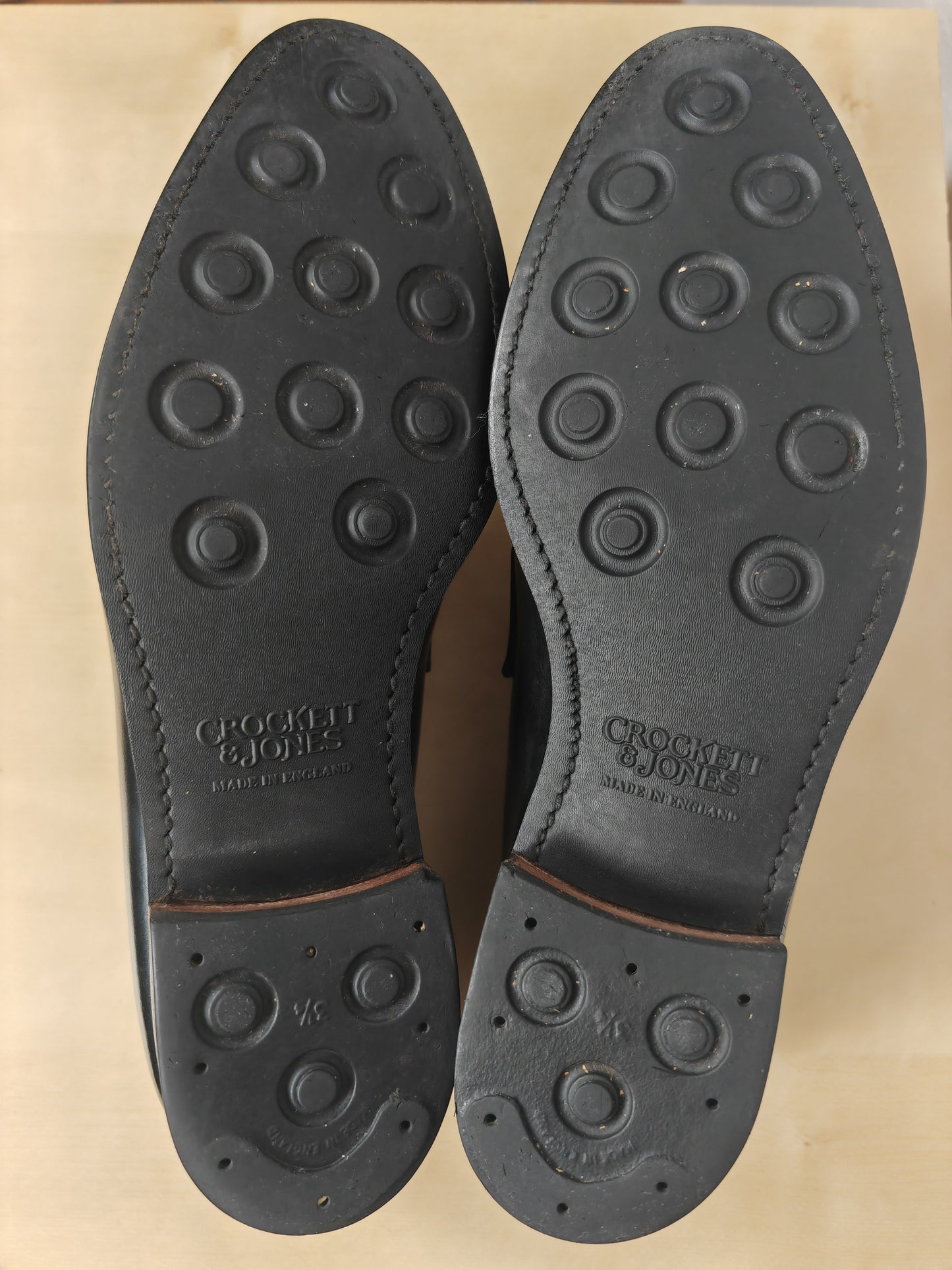 Crockett & Jones Sydney penny loafer fondo gomma - 10 UK