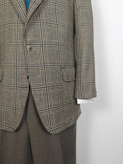 Giacca principe di Galles Ermenegildo Zegna in lana e mohair - tg. 52