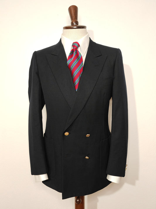 Blazer Burberrys doppiopetto navy anni '80 - tg. 48