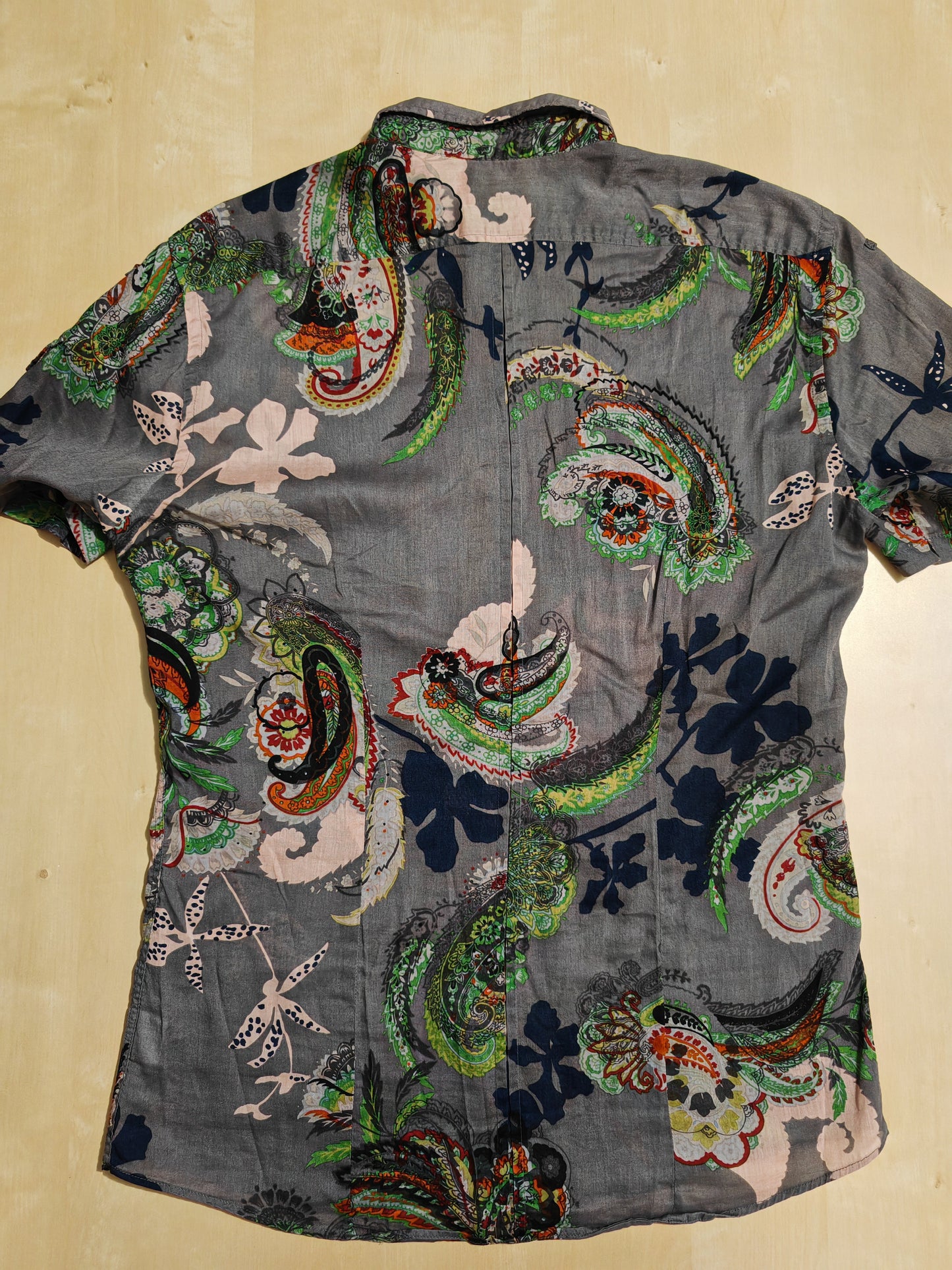 Camicia Dries Van Noten maniche corte floreale - M slim