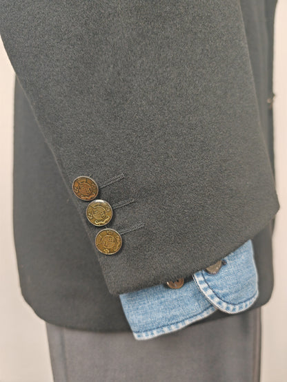 Blazer in panno lana e cashmere tessuto Loro Piana - tg. 48