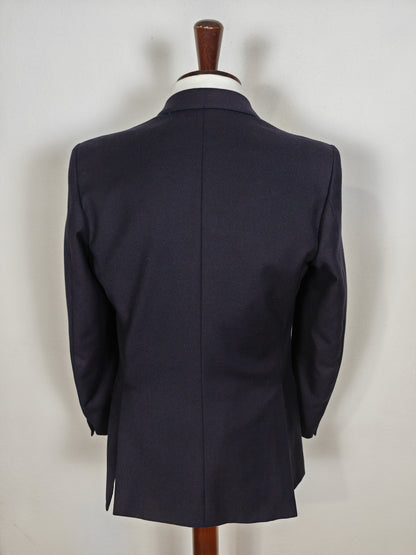 Blazer doppiopetto navy anni '80 - tg. 46 corta