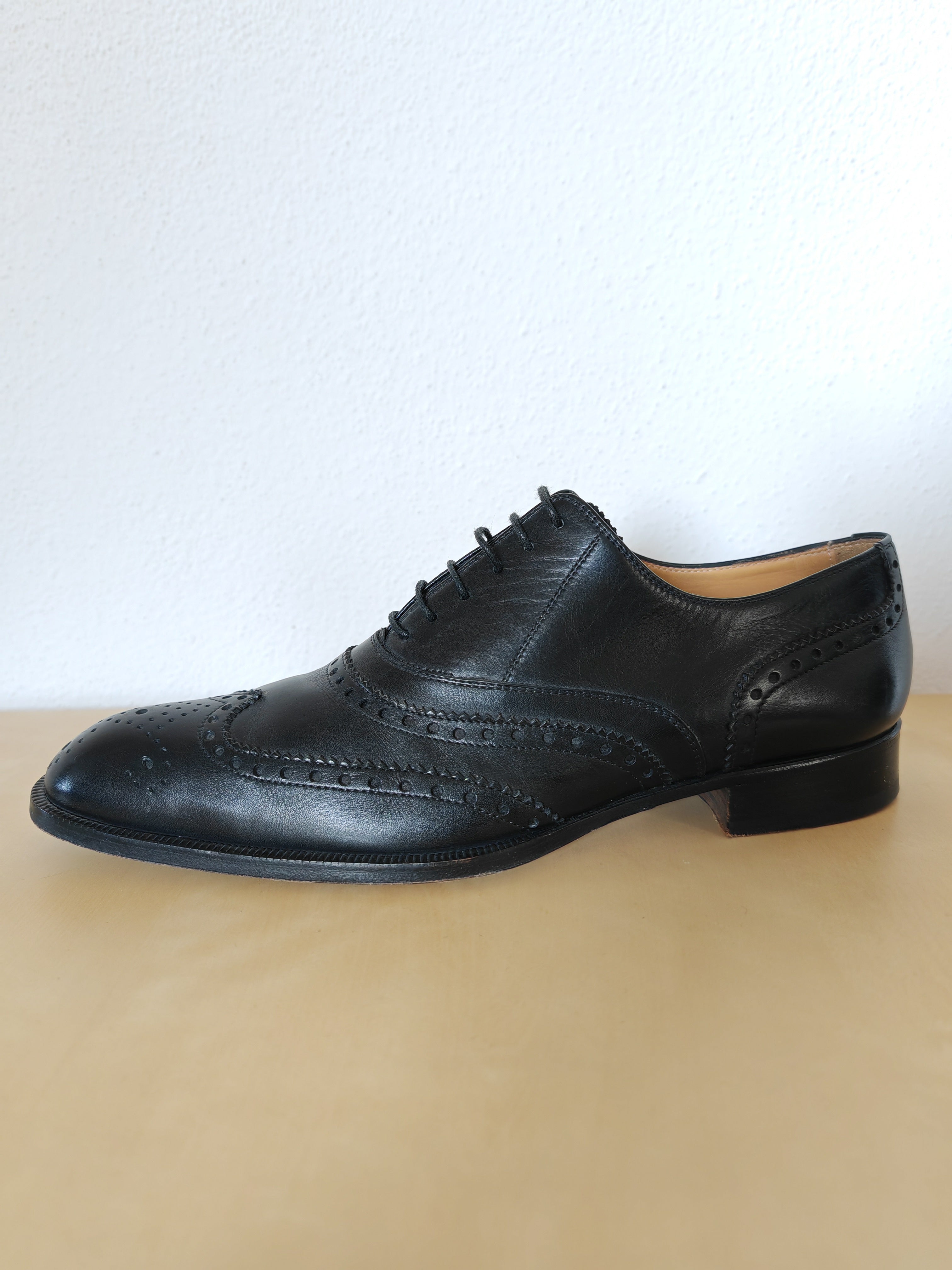 Yves Saint Laurent Oxford brogue formal shoes size 41 EU trebleandbassvintage