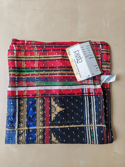 Pareo/pashmina in georgette di seta La Perla Mare anni '80 NOS