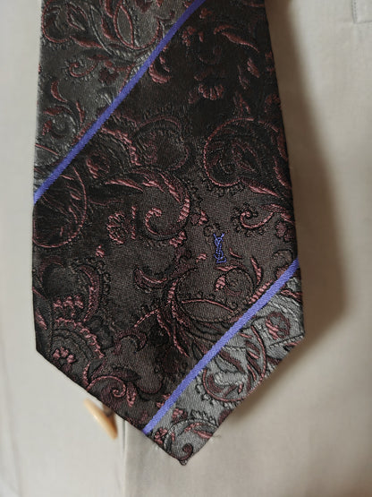 Yves Saint Laurent vintage tie, jacquard