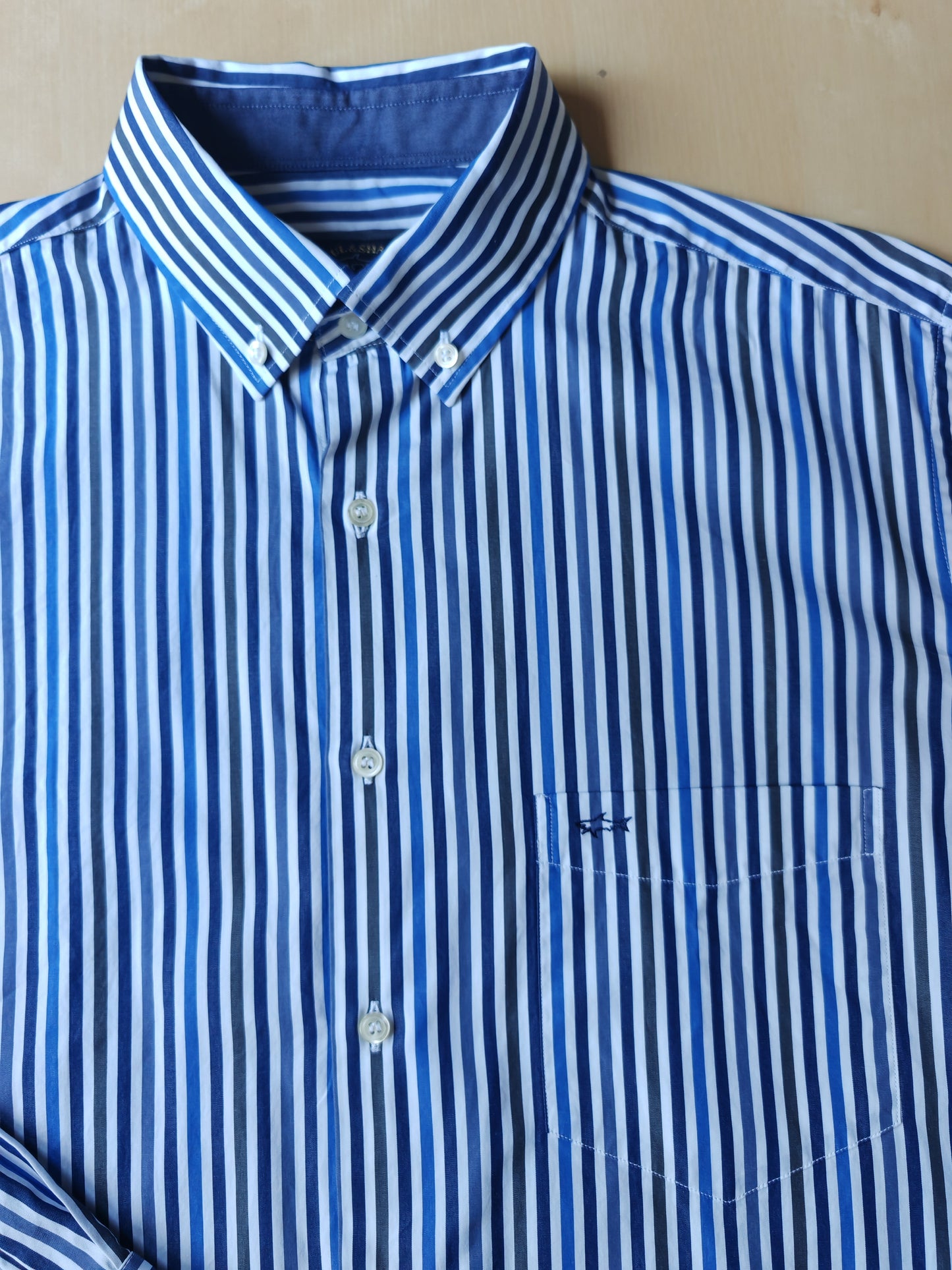 Camicia Paul & Shark a righe blu - collo 42 (L)