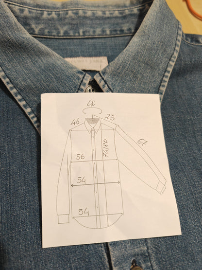 Camicia in denim Helmut Lang vintage anni '90 - L