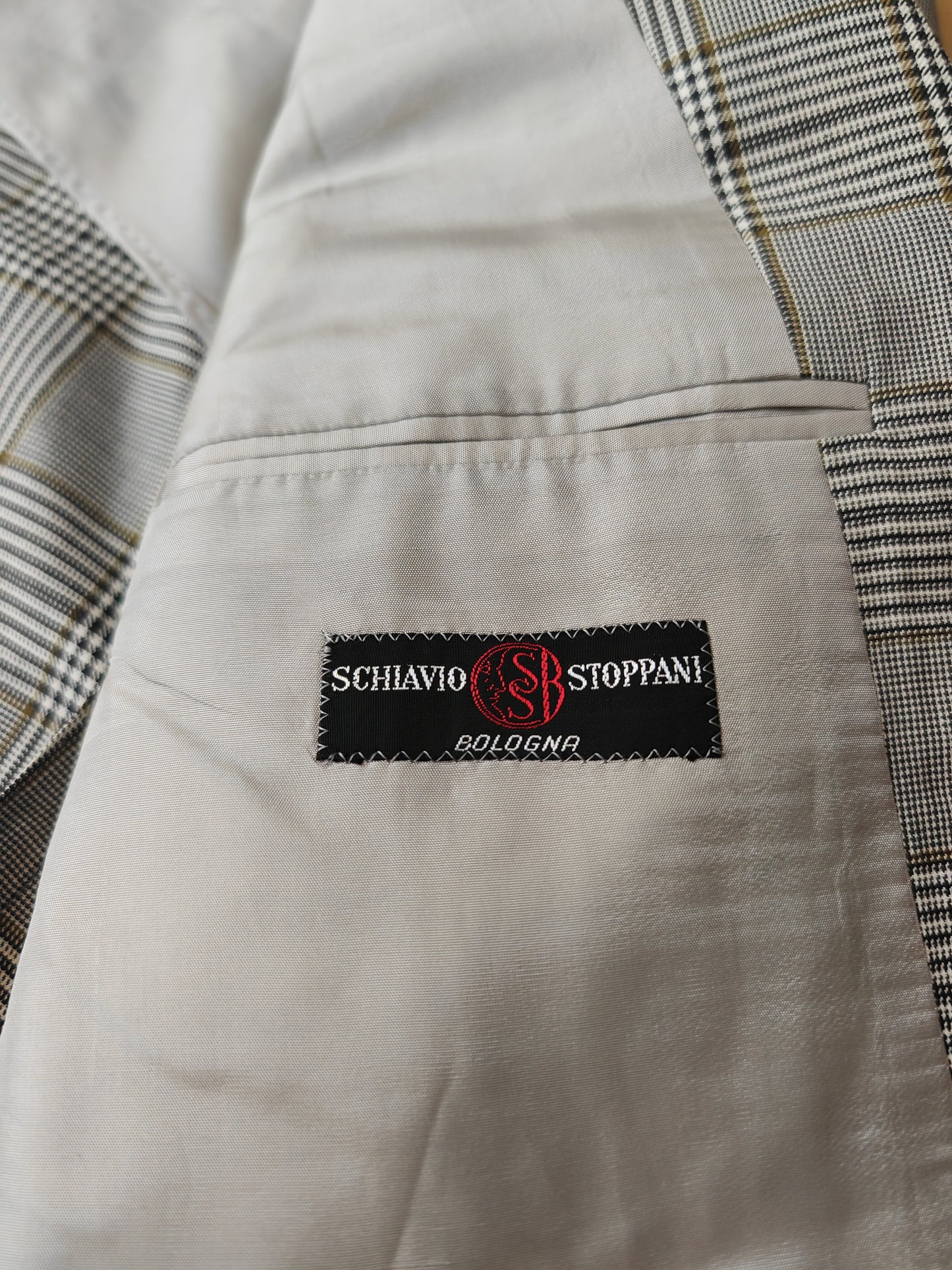 Giacca Corneliani estiva 100% cotone principe di Galles - tg. 54