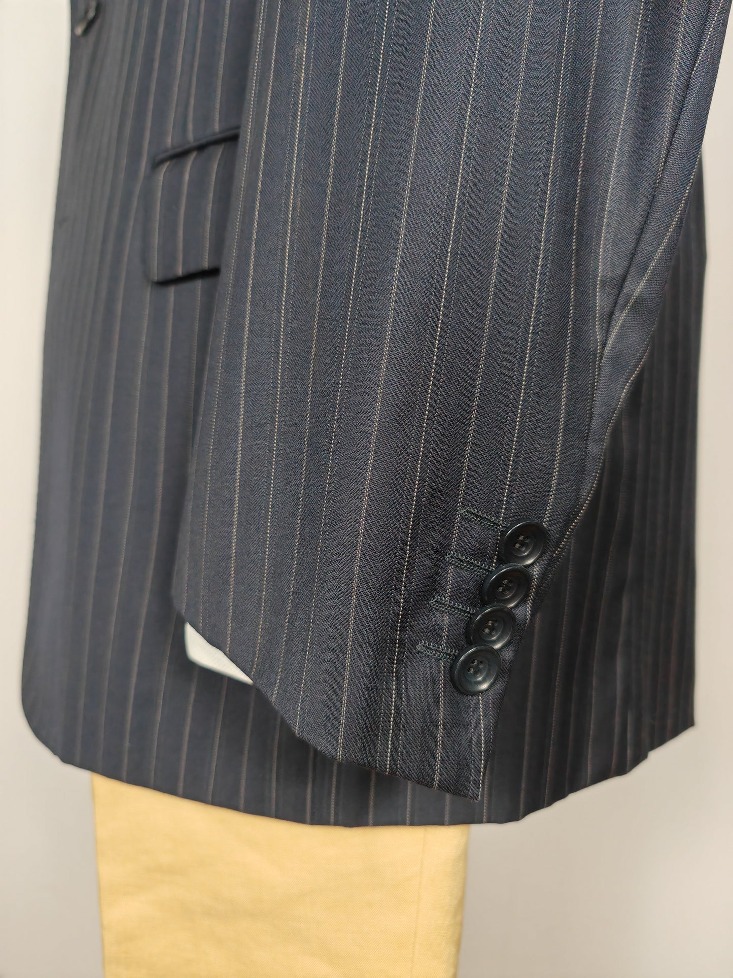 Giacca Pal Zileri blu gessata - tg. 50