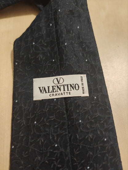 Cravatta Valentino fantasia floreale jacquard