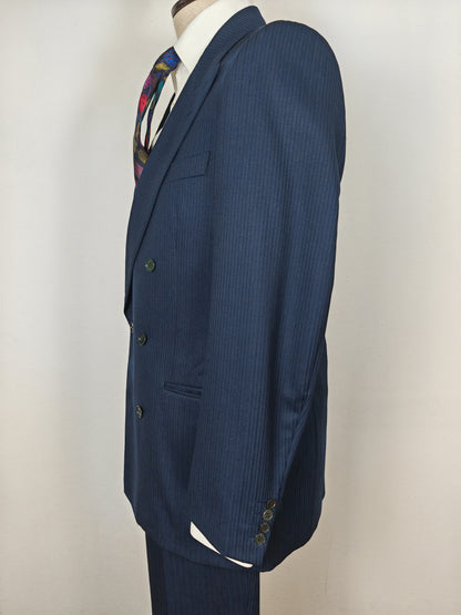 Completo doppiopetto blu Canali anni '80 - tg. 46/48