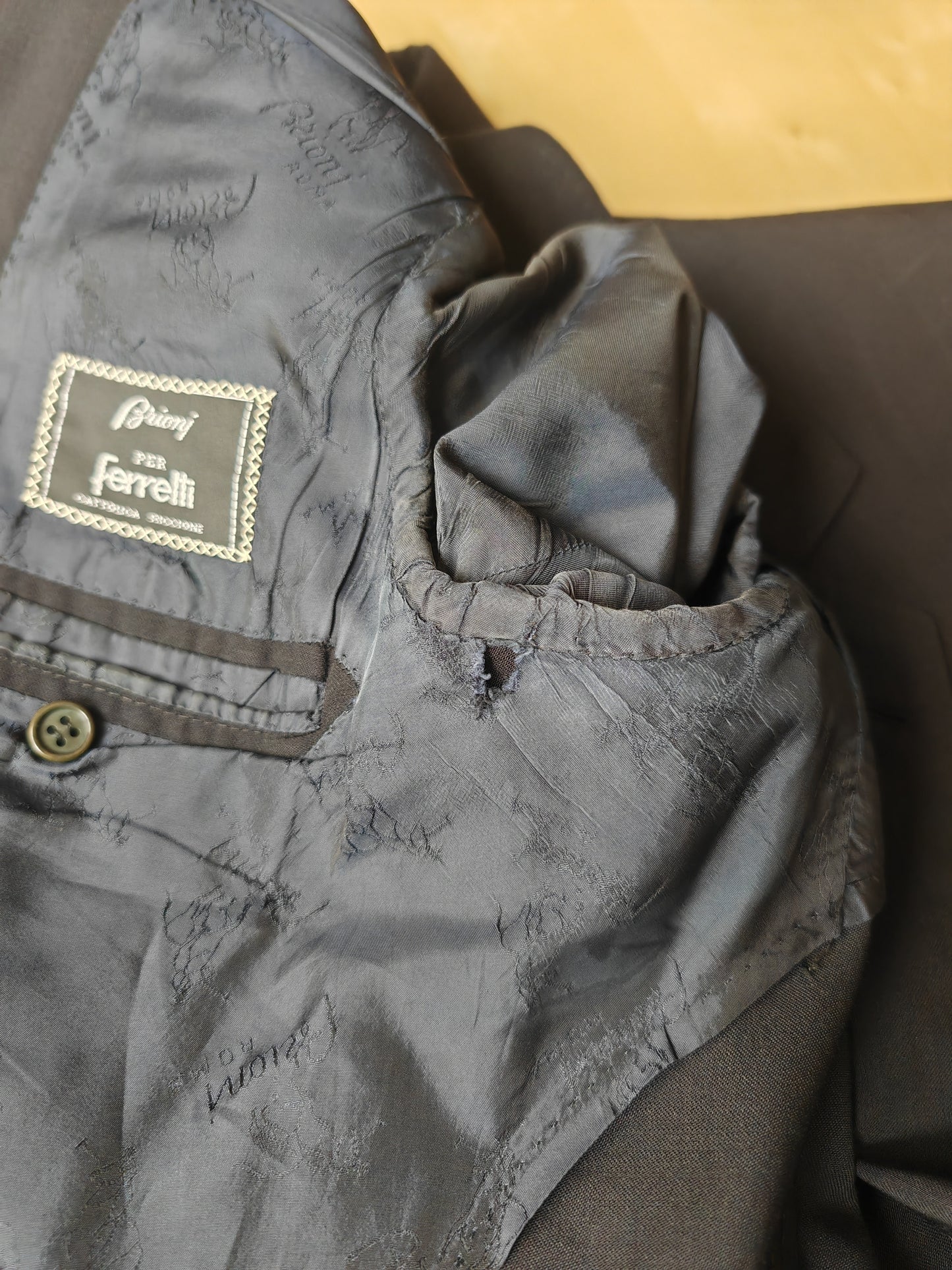 Completo Brioni estivo blu in fresco lana - tg. 50