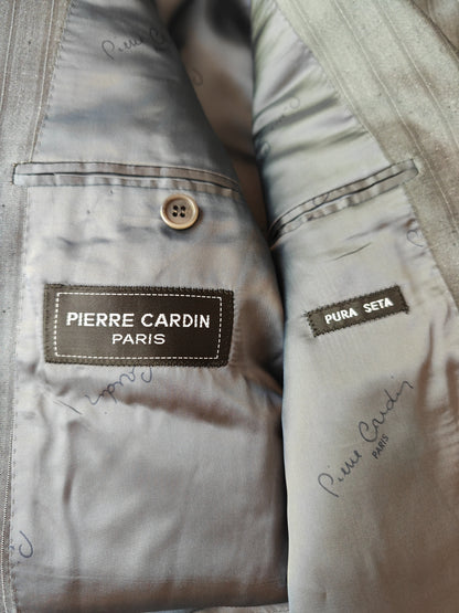 Giacca Pierre Cardin anni '80 in seta shantung - tg. 48