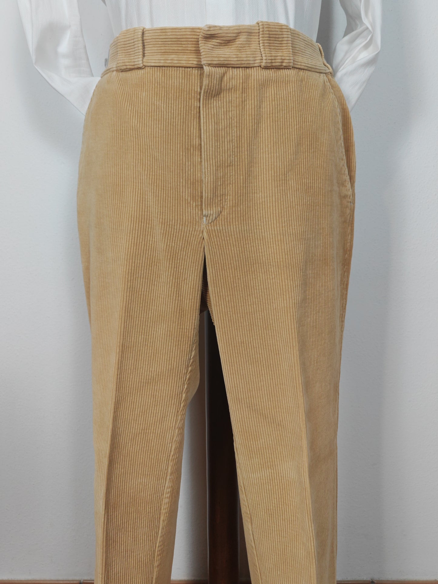 Pantalone Barbour anni '90 in velluto a coste beige - tg. 34 (=48)