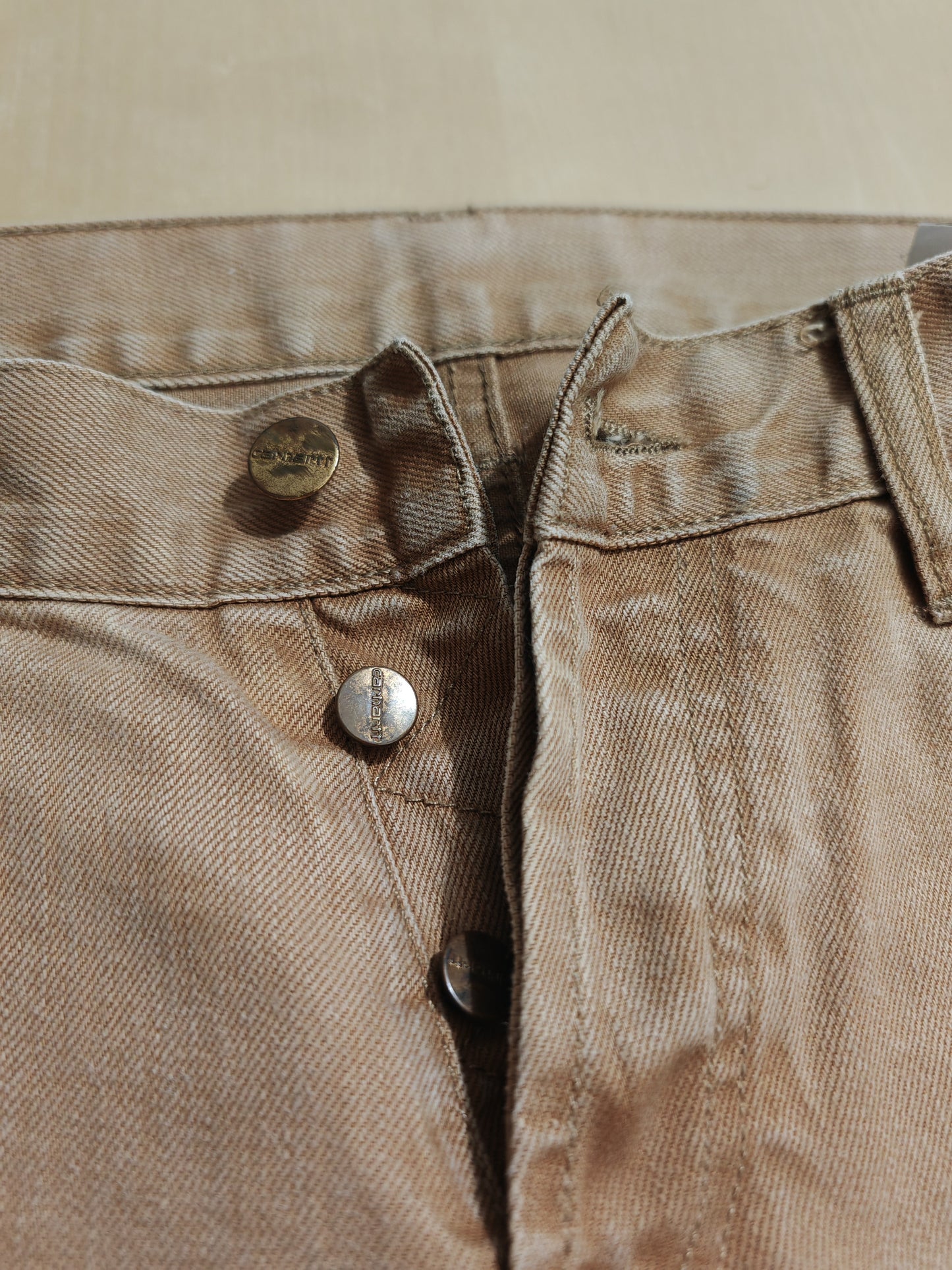 Carhartt denim "Racket pant", desert - W30