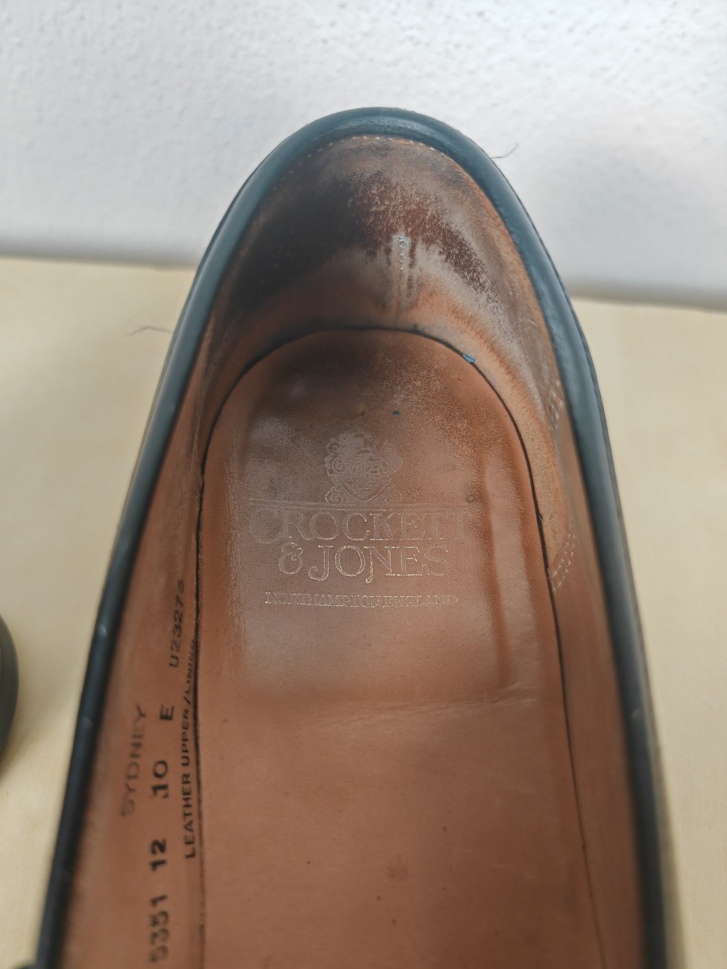 Crockett & Jones Sydney penny loafer fondo gomma - 10 UK