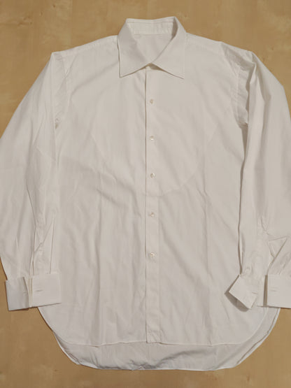 Camicia sartoriale da smoking con collo mezzo francese - tg. M collo 40