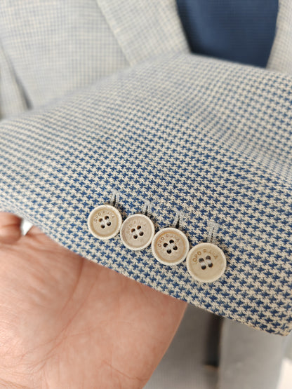 Giacca Loro Piana in jersey cotone e lino pied-de-poule - tg. 50