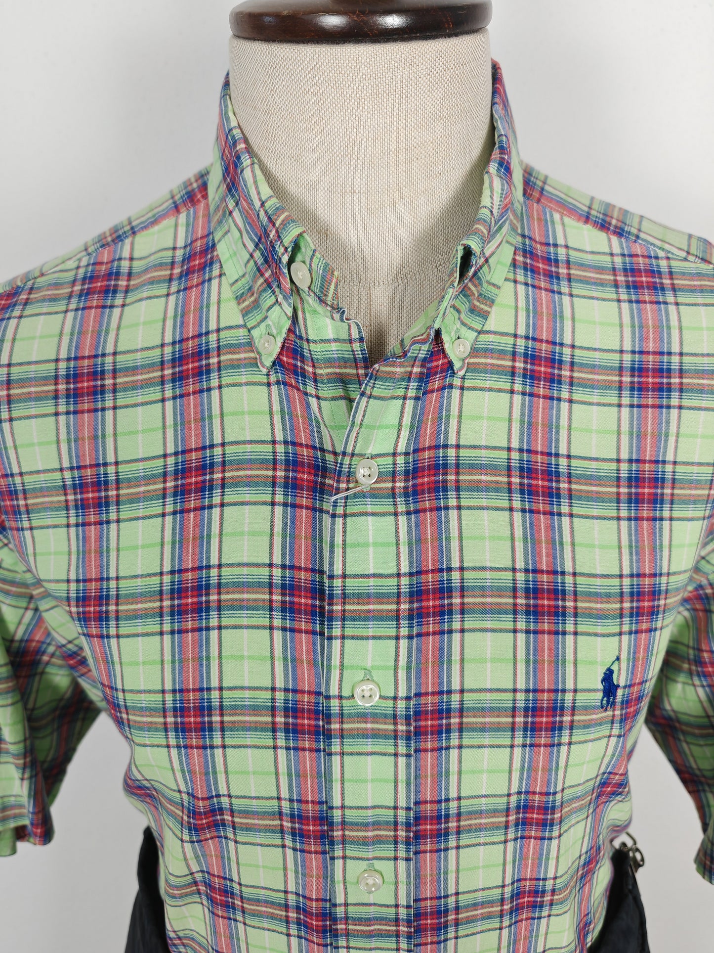 Camicia Ralph Lauren Blake tartan maniche corte - L/XL