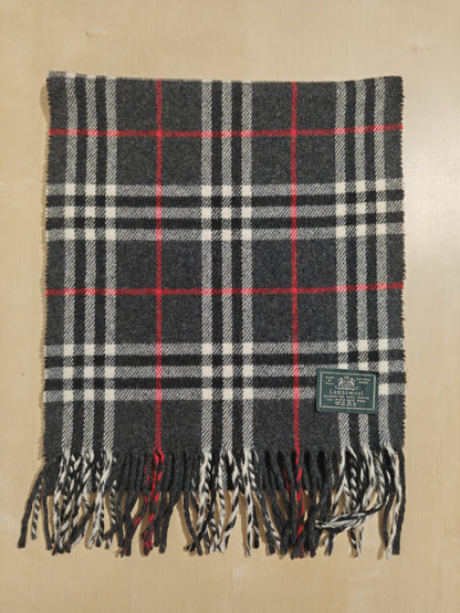 Sciarpa tartan in lana vergine