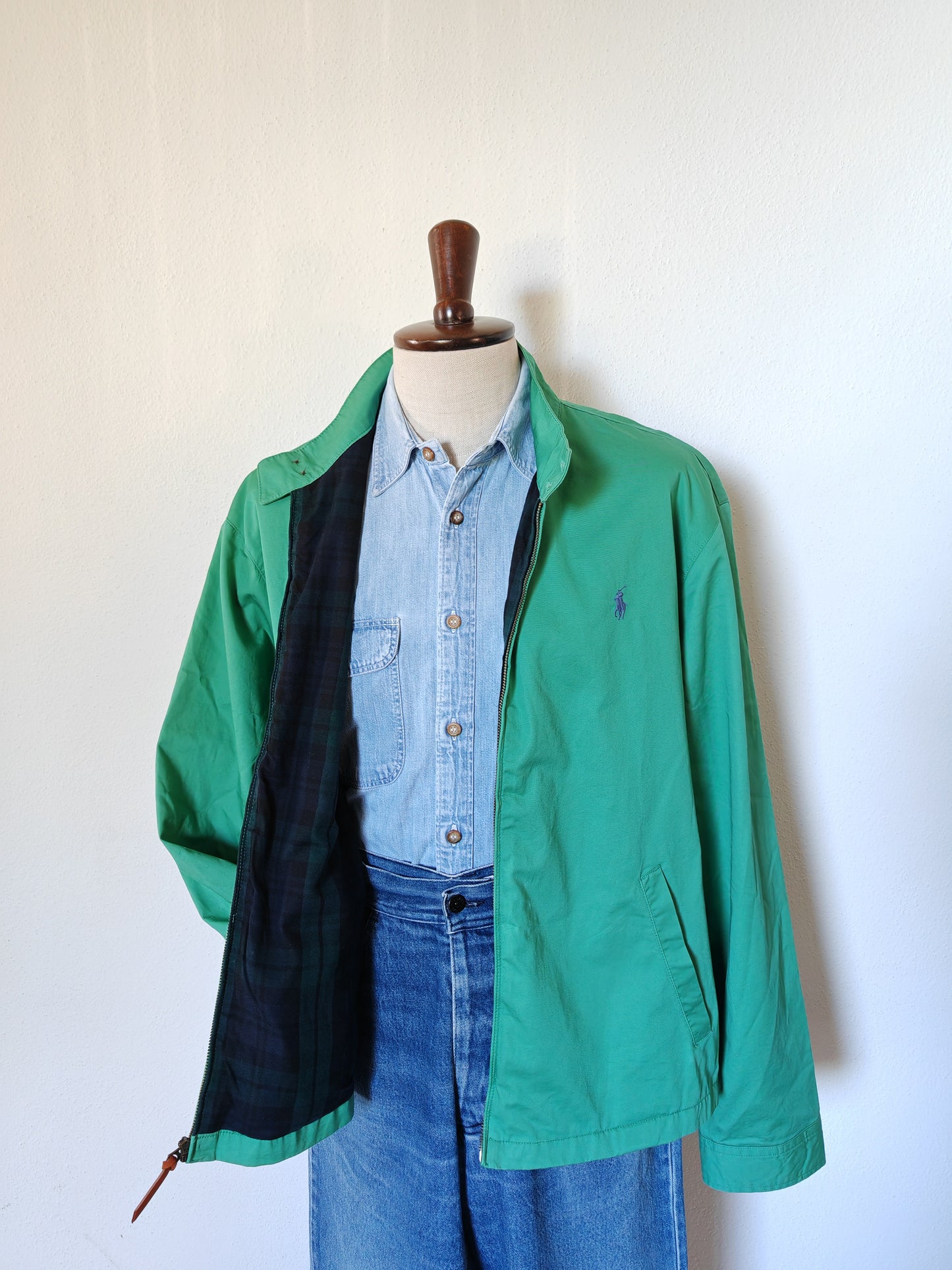 Giubbotto Harrington Ralph Lauren verde - XL