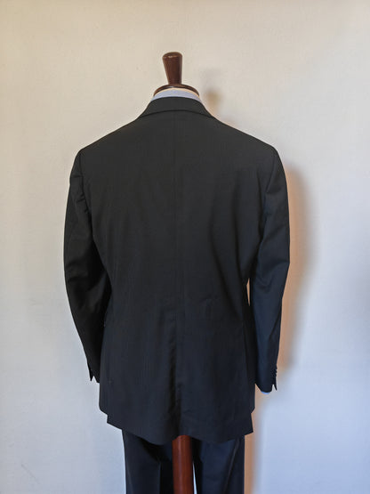 Tagliatore cool wool suit with micro-pinstripe - size 52