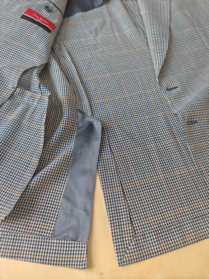 Giacca Pierre Cardin anni '80 chek in tela frescolana - tg. 50/52