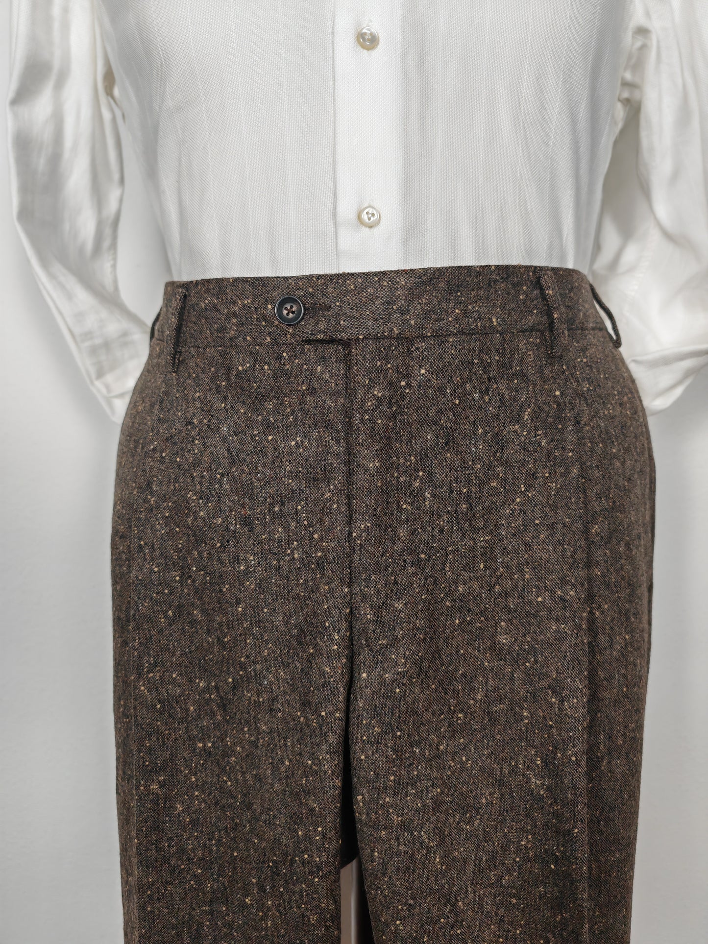 Pantalone in tweed tipo Donegal - tg. 50