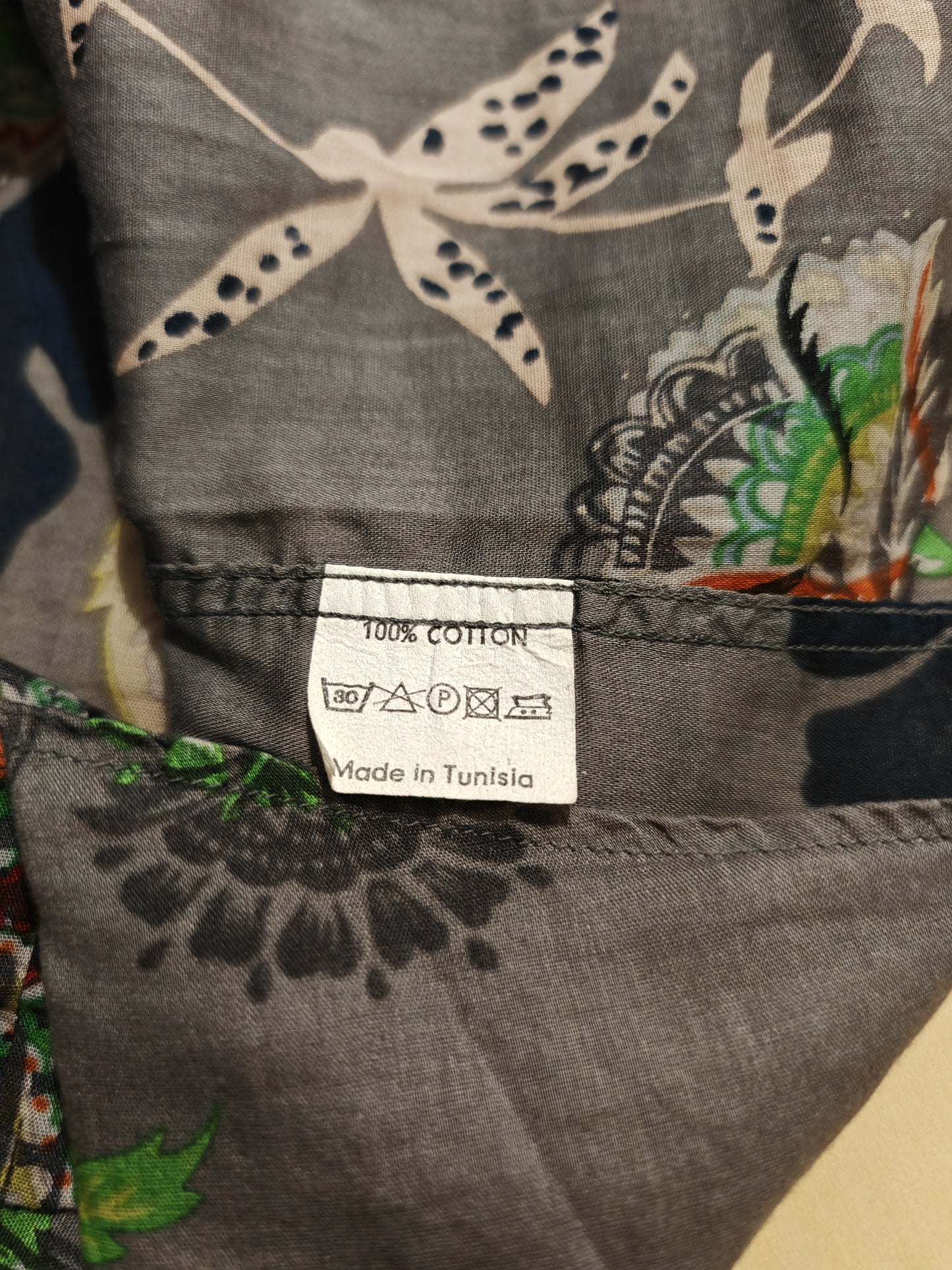 Camicia Dries Van Noten maniche corte floreale - M slim