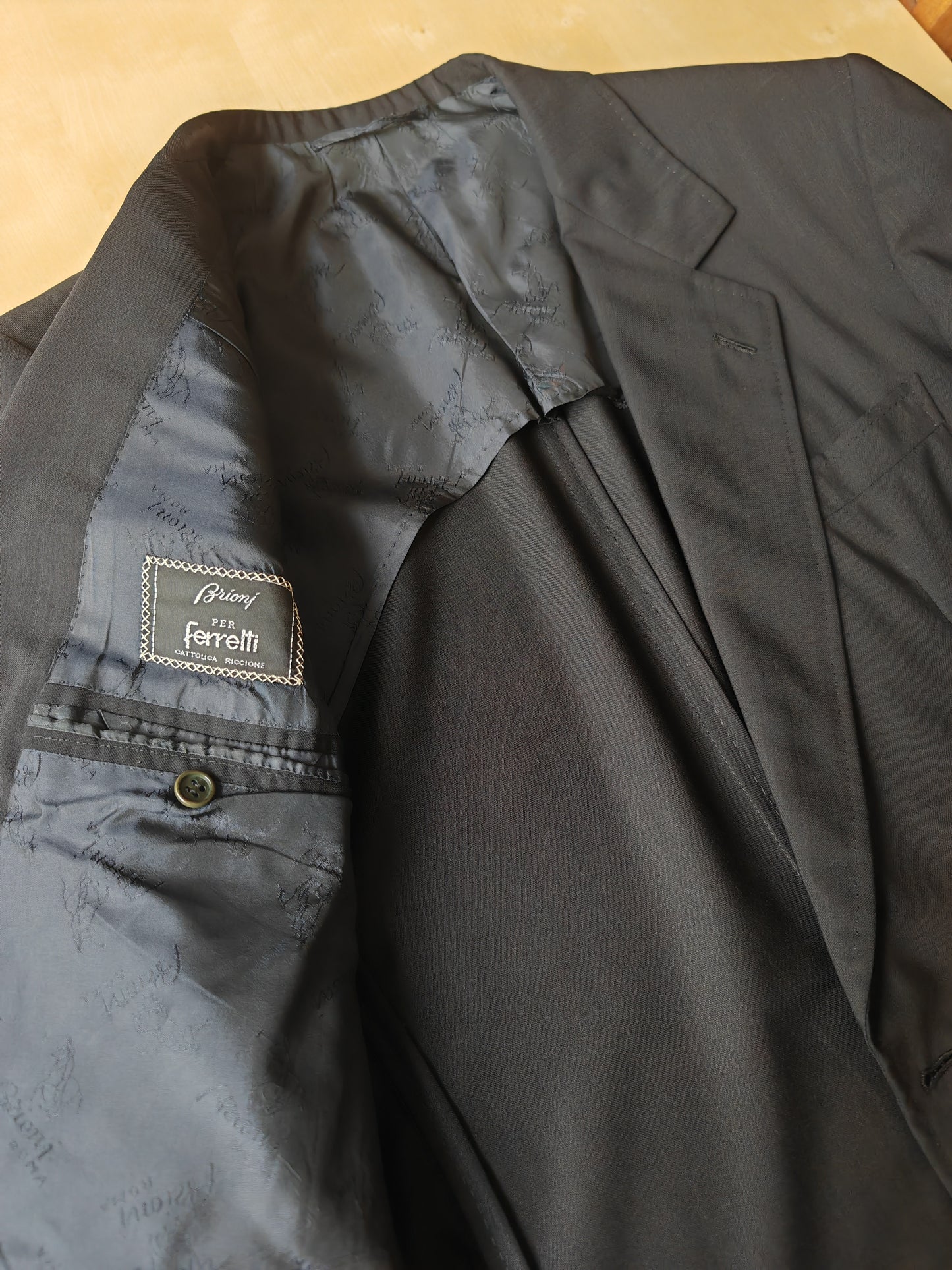 Completo Brioni estivo blu in fresco lana - tg. 50