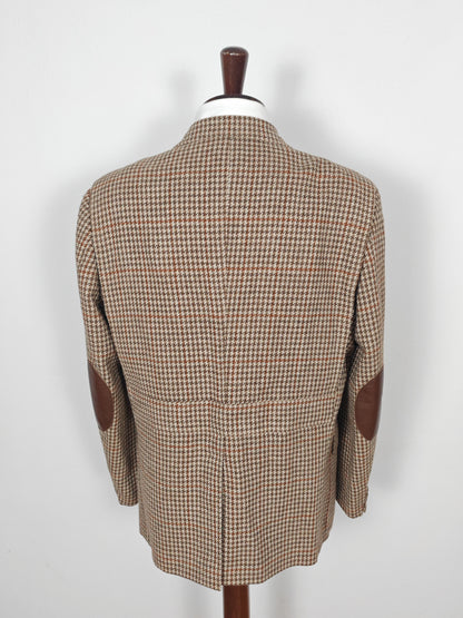 Giacca in tweed semi-sartoriale in stile sportcoat inglese - tg. 52/54