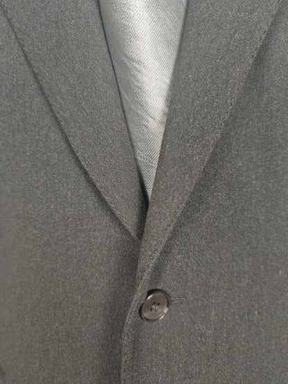 Giacca sartoriale anni '50/'60 in flanella grigio antracite - tg. 46