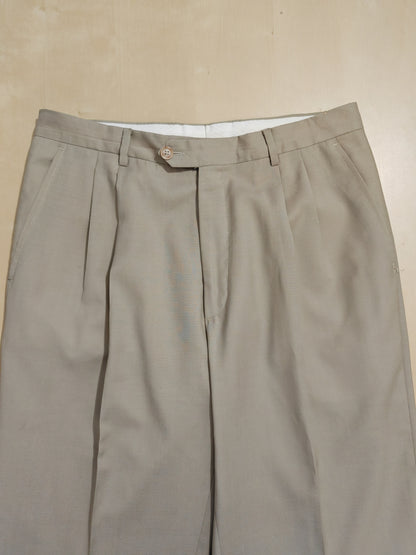 Pantalone in fresco lana beige - tg. 48