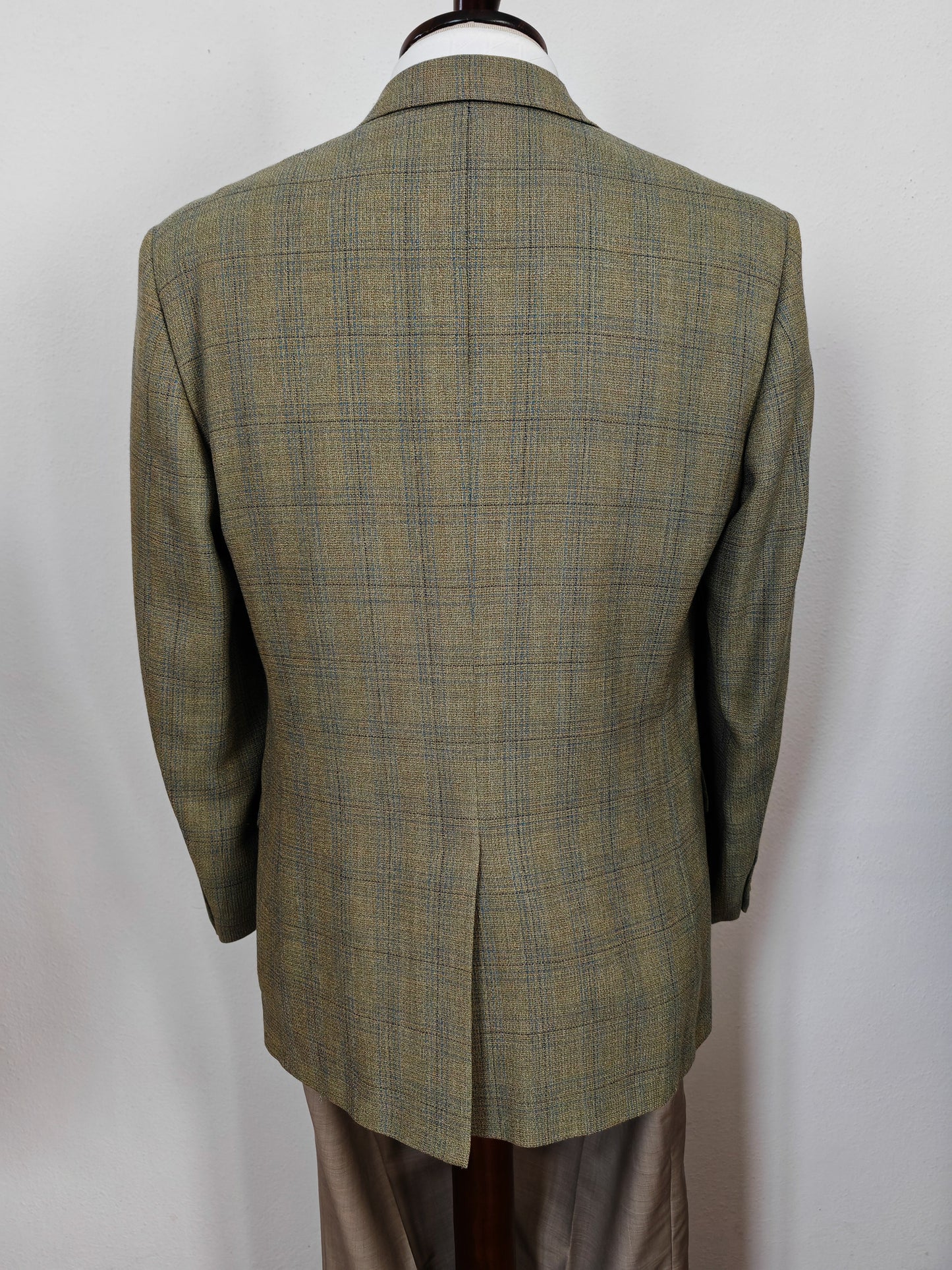 Giacca Ted Lapidus verde salvia in hopsack super twist - tg. 48/50